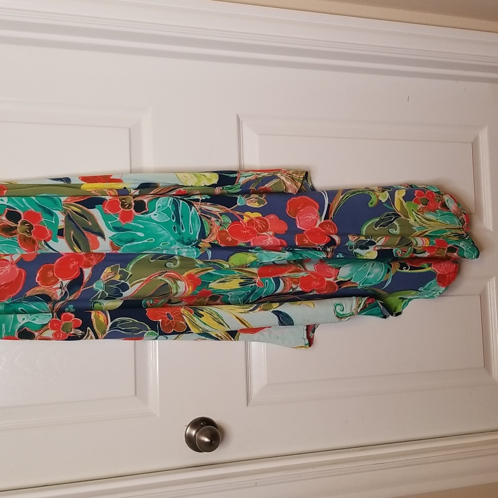 Ivy Street Multicolored Sleeveless Spaghetti Strap Jumpsuit - Picture 12 of 16